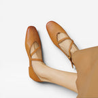 Women's Leather Mary Jane Flats