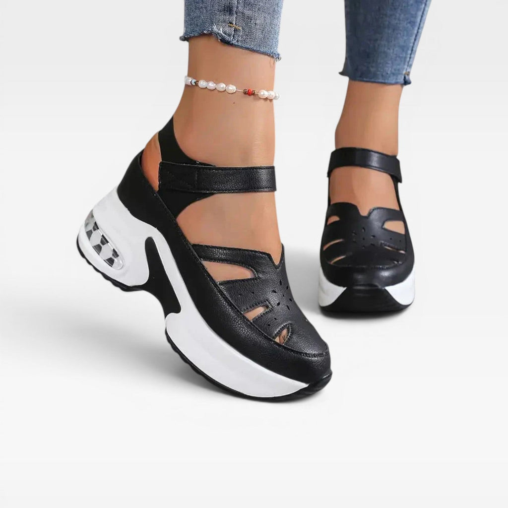 Women's Cushioned Platform Walking Sandals