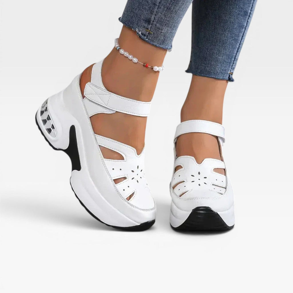 Women's Cushioned Platform Walking Sandals