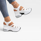 Women's Cushioned Platform Walking Sandals