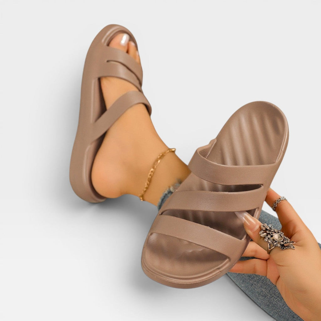 Women's Molded Platform Sandals with Cloud Comfort