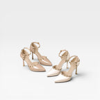 Women's Studded Strap Pointed-Toe Stiletto Pumps