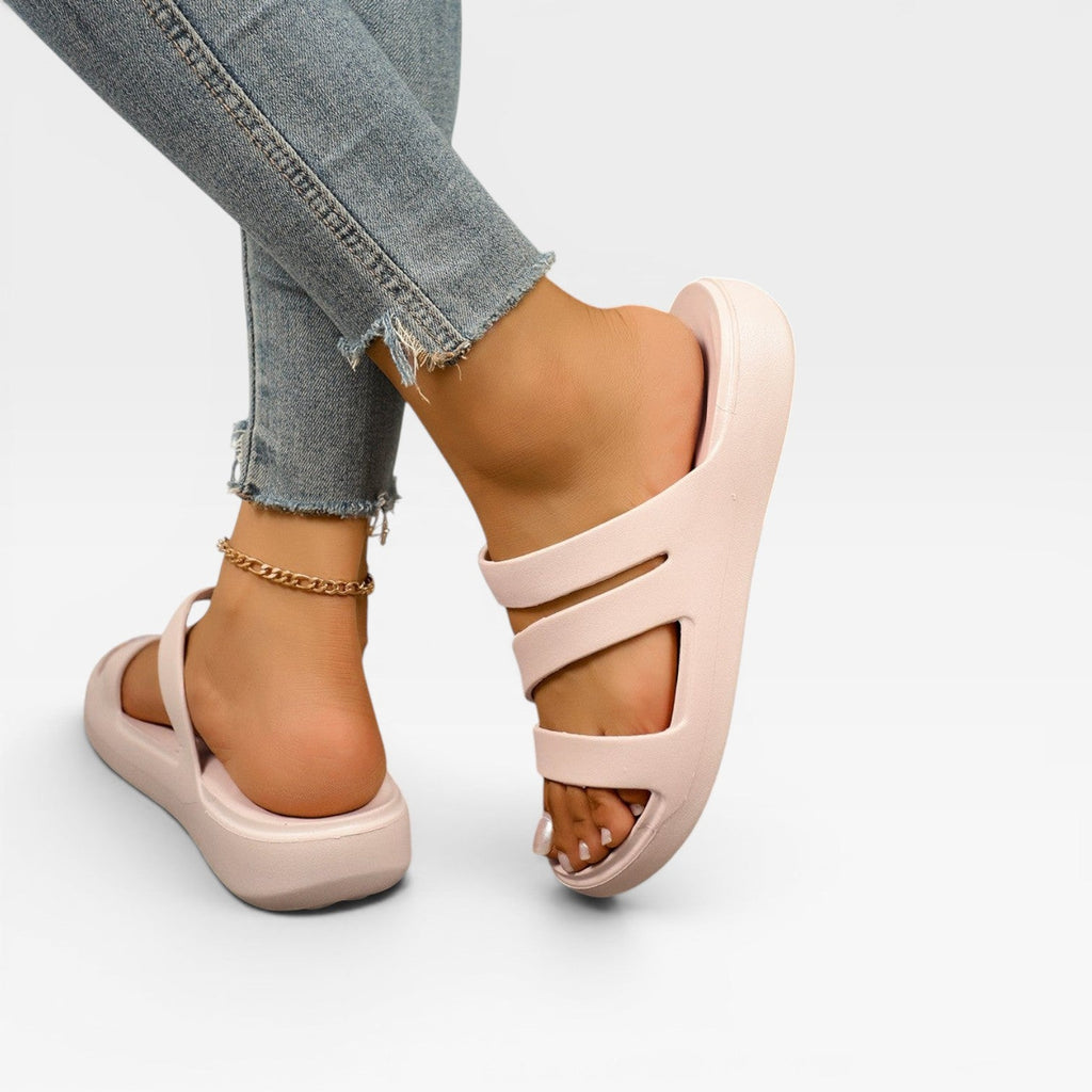Women's Molded Platform Sandals with Cloud Comfort