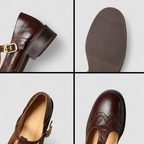 Women's Classic Leather Mary Jane Flats