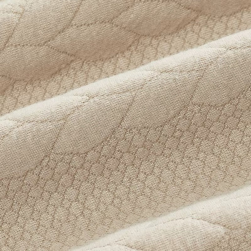 Cable Knit Merino Half-Zip Sweater High Collar for Men