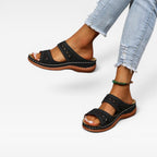 Women's Comfortable Slip-On Wedge Sandals