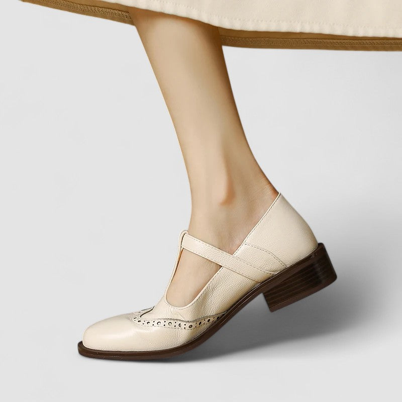 Women's Classic Leather Mary Jane Flats
