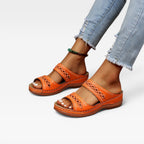 Women's Comfortable Slip-On Wedge Sandals