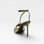 Women's Crystal Butterfly Strappy Heels