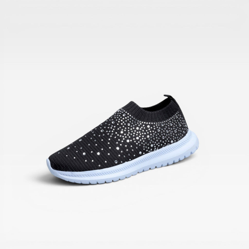 Women's Crystal Knit Slip-On Trainers