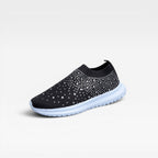 Women's Crystal Knit Slip-On Trainers