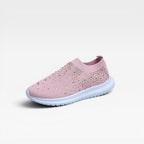 Women's Crystal Knit Slip-On Trainers