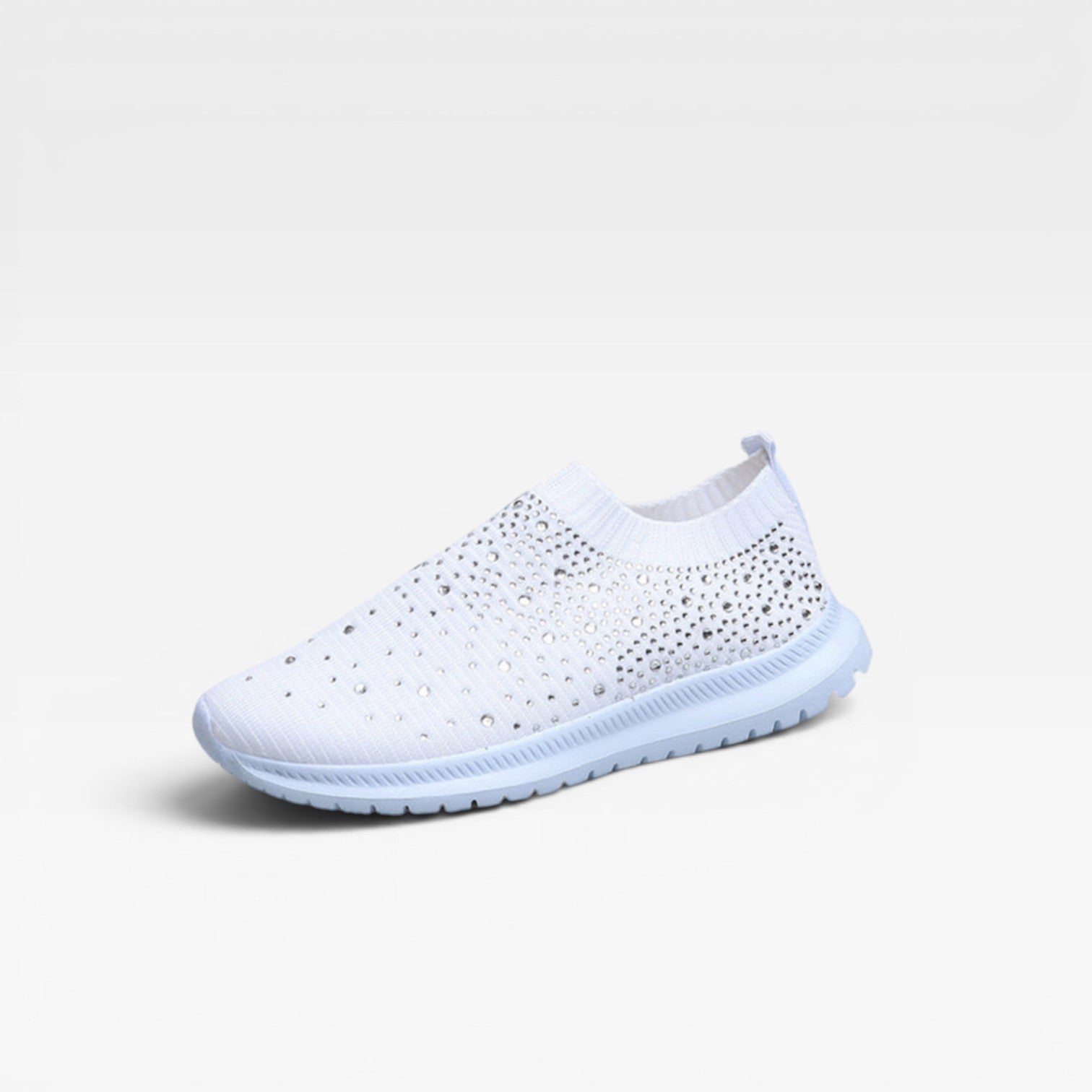Women's Crystal Knit Slip-On Trainers