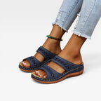 Women's Comfortable Slip-On Wedge Sandals
