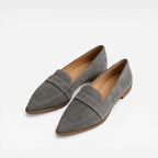Women's Elegant Pointed-Toe Suede Loafers