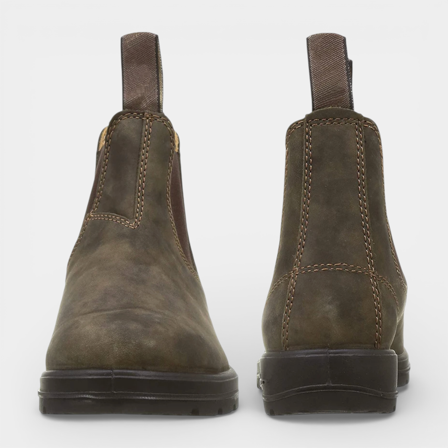 Chelsea Boots Slip-On Elastic Gore Rounded Toe for Men