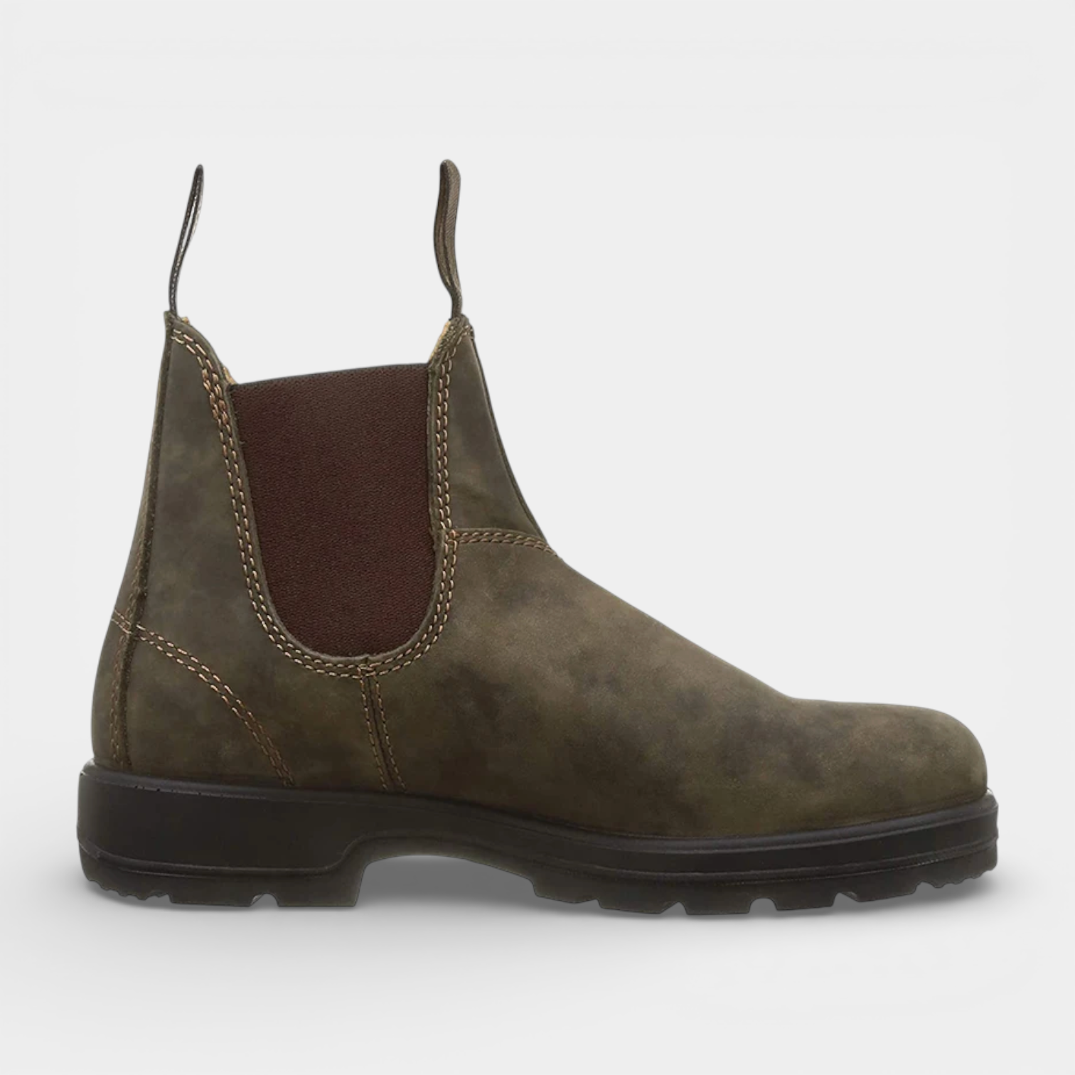 Chelsea Boots Slip-On Elastic Gore Rounded Toe for Men