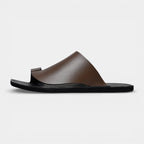 Open Toe Slip-On Sandals Wide Strap for Men