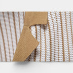 Short Sleeve Knit Polo Shirt Button-Up Regular Fit for Men