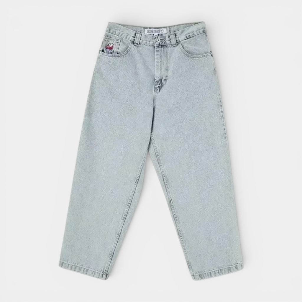 Straight Leg Denim Jeans Regular Fit for Men
