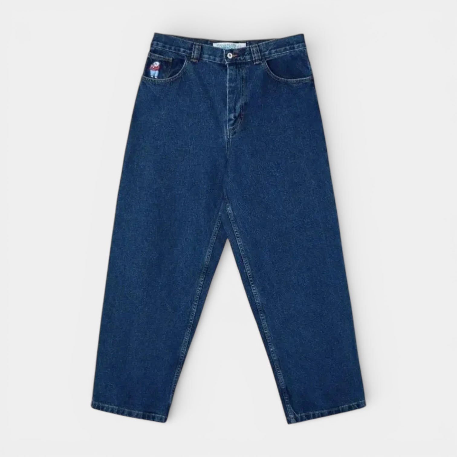 Straight Leg Denim Jeans Regular Fit for Men