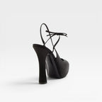 Women's Ballet Slingback Bow Heels