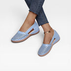 Women's Cutout Closed-Toe Wedge Sandals