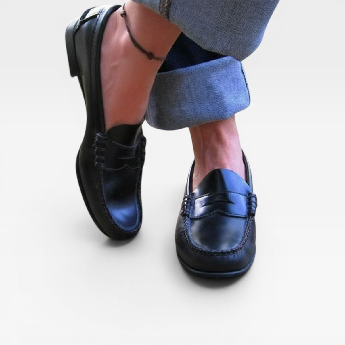 Women's Classic Leather Slip-On Loafers