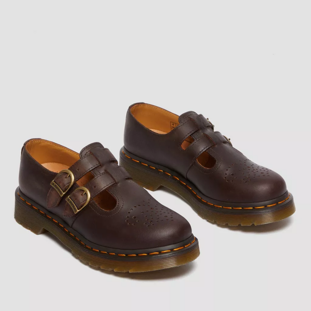Women's Cowhide Leather Mary Jane Flats