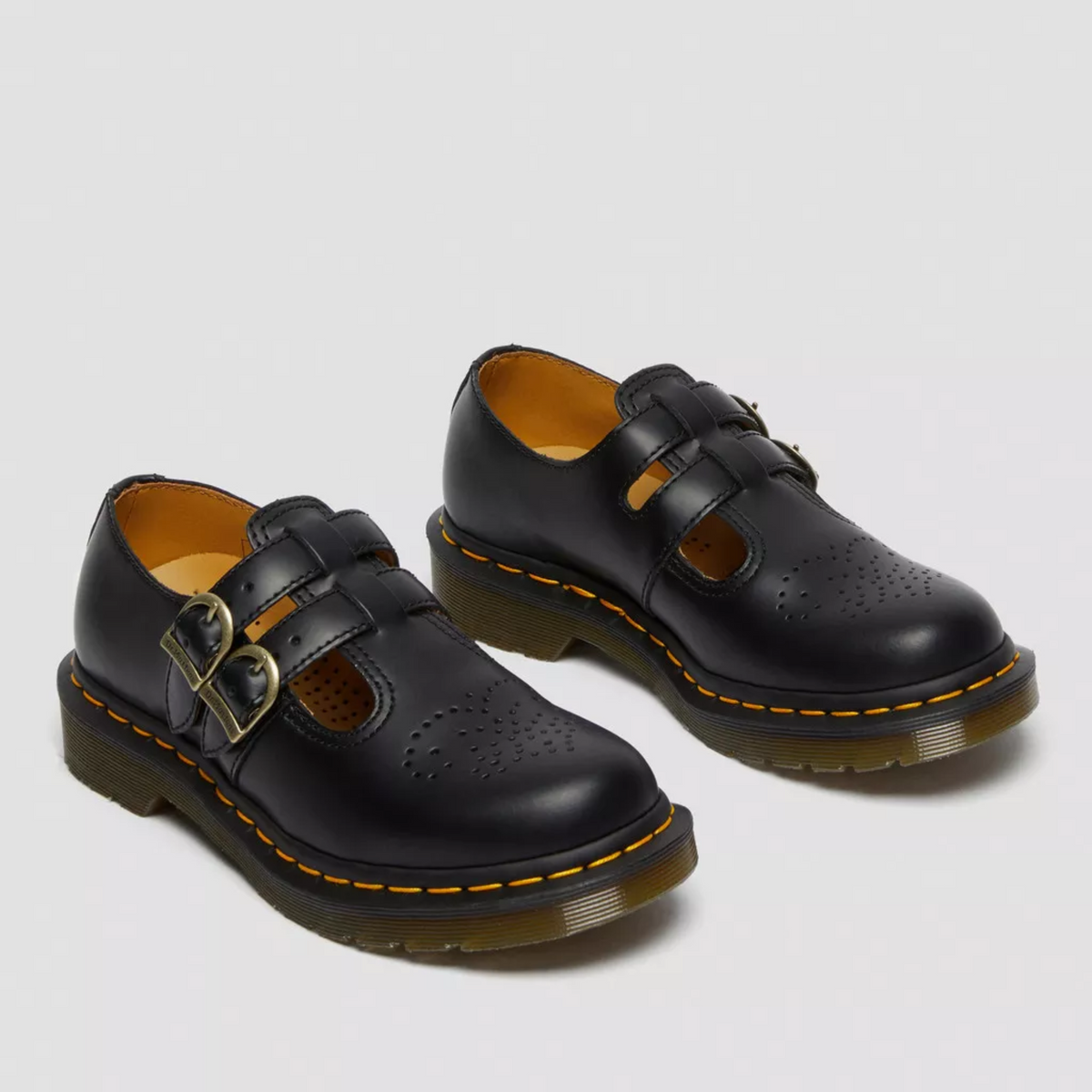 Women's Cowhide Leather Mary Jane Flats