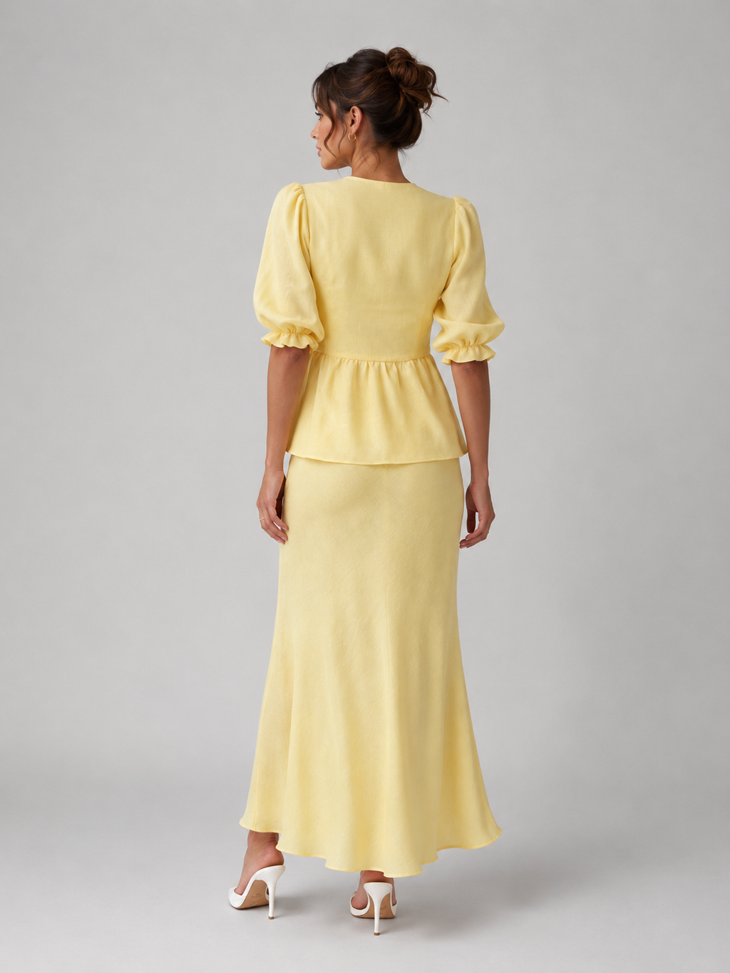 Women's Cotton Two-Piece Skirt Set for Summer