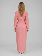 Women's Ruched Wrap Maxi Dress