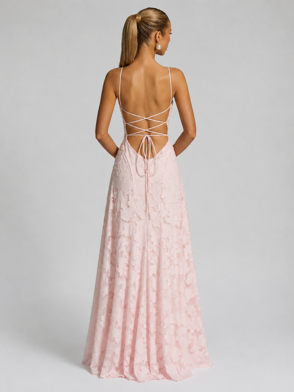 Women's Floral Maxi Dress with Flowing Skirt