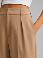Women's High Waisted Wide Leg Trousers