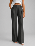 Women's High Waisted Wide Leg Trousers