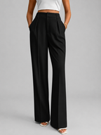 Women's High Waisted Wide Leg Trousers