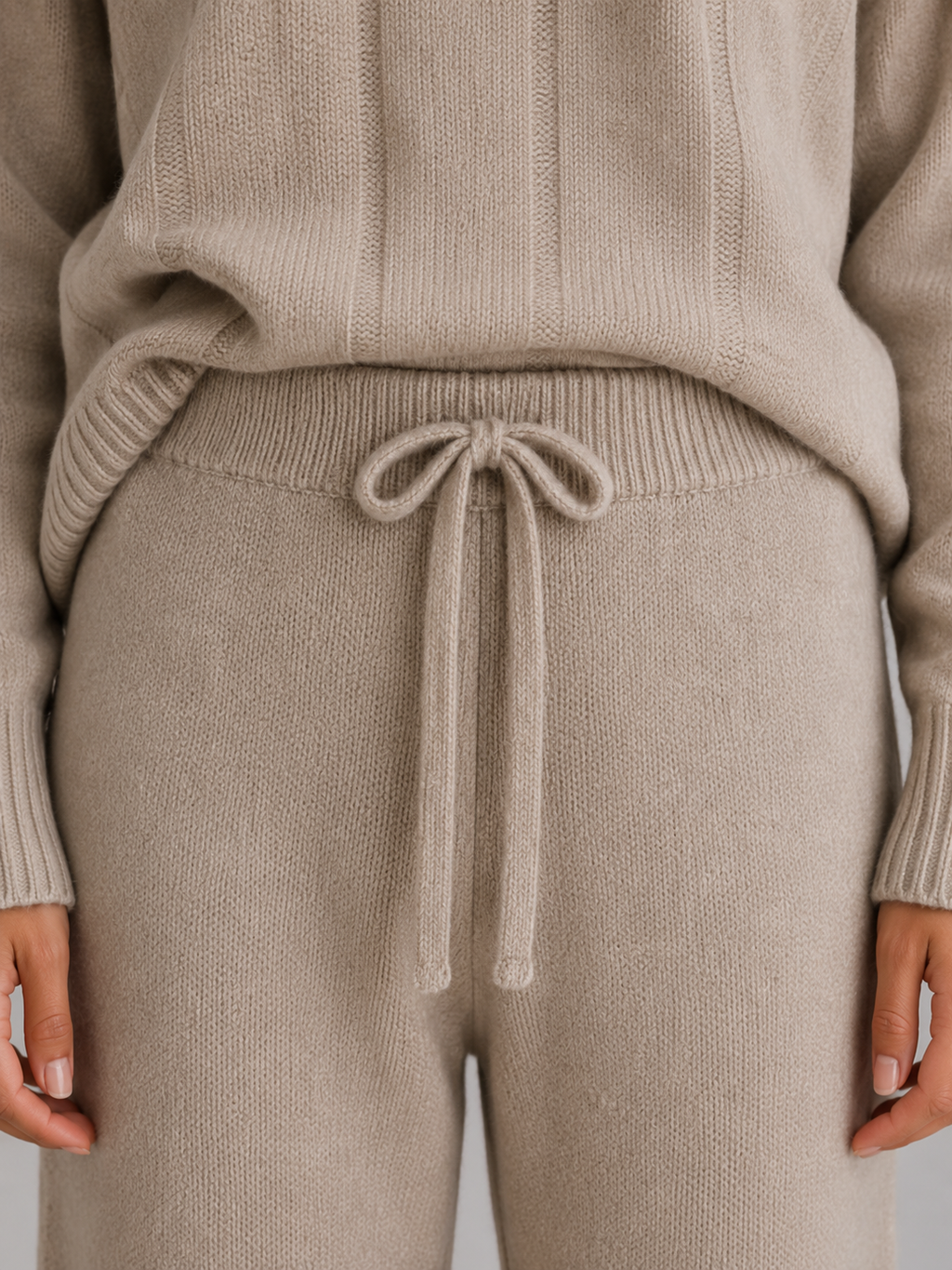 Women's Knitted Lounge Set – Relaxed Two Piece Co-Ord