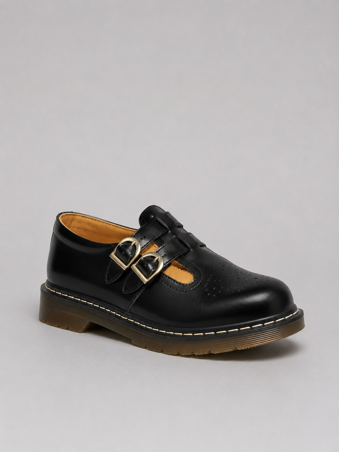 Women's Mary Jane Flats with Chunky Sole