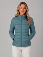 Women's Lightweight Slim-Fit Zip-Up Puffer Jacket
