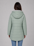 Women's Longline Hooded Puffer Coat