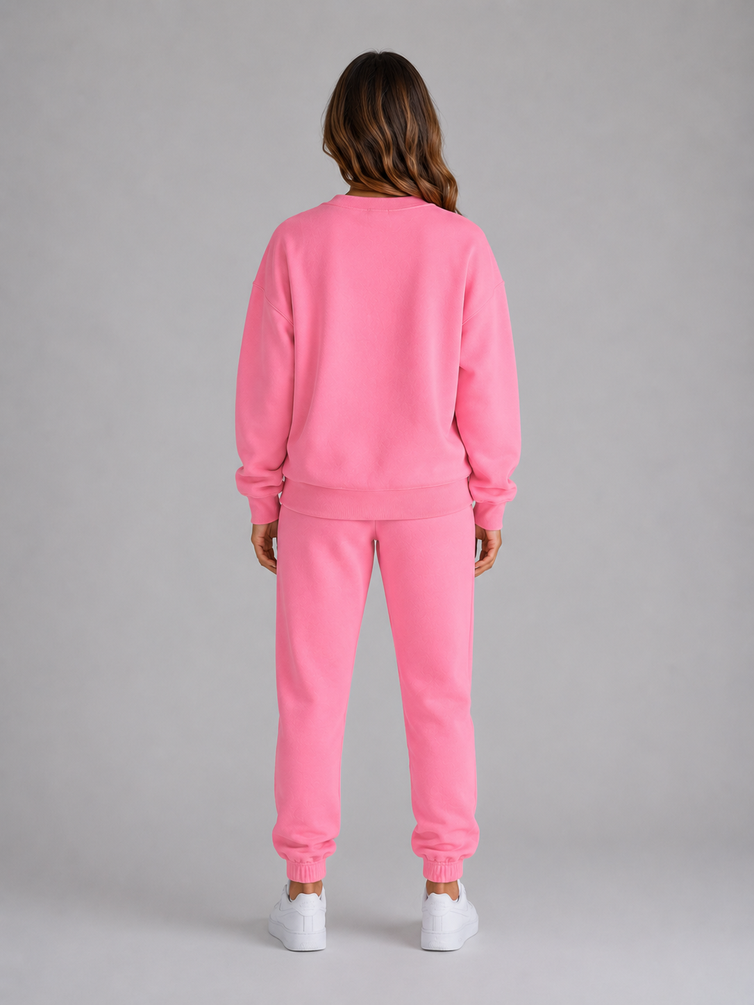 Women's Oversized Crew Neck Tracksuit Set