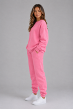 Women's Oversized Crew Neck Tracksuit Set