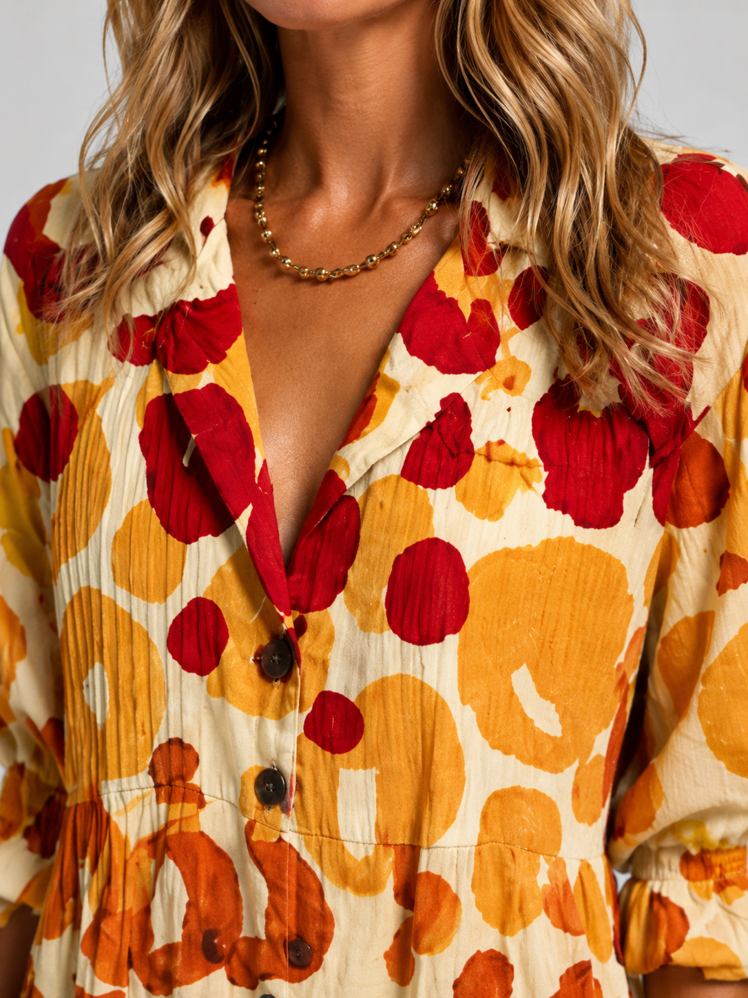 Women's Printed Shirt Dress for Relaxed Everyday Wear