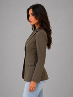 Women's Single Breasted Tailored Office Blazer