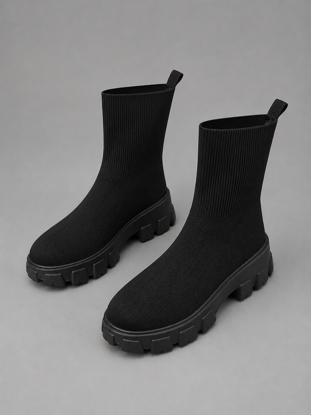 Women's Stretch Pull-On Sock Boots