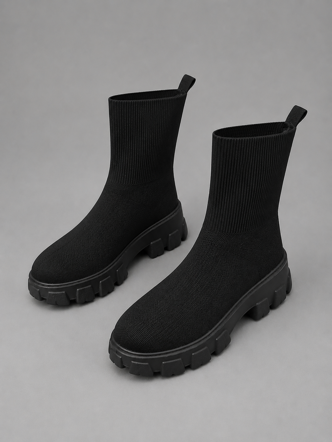 Women's Stretch Pull-On Sock Boots