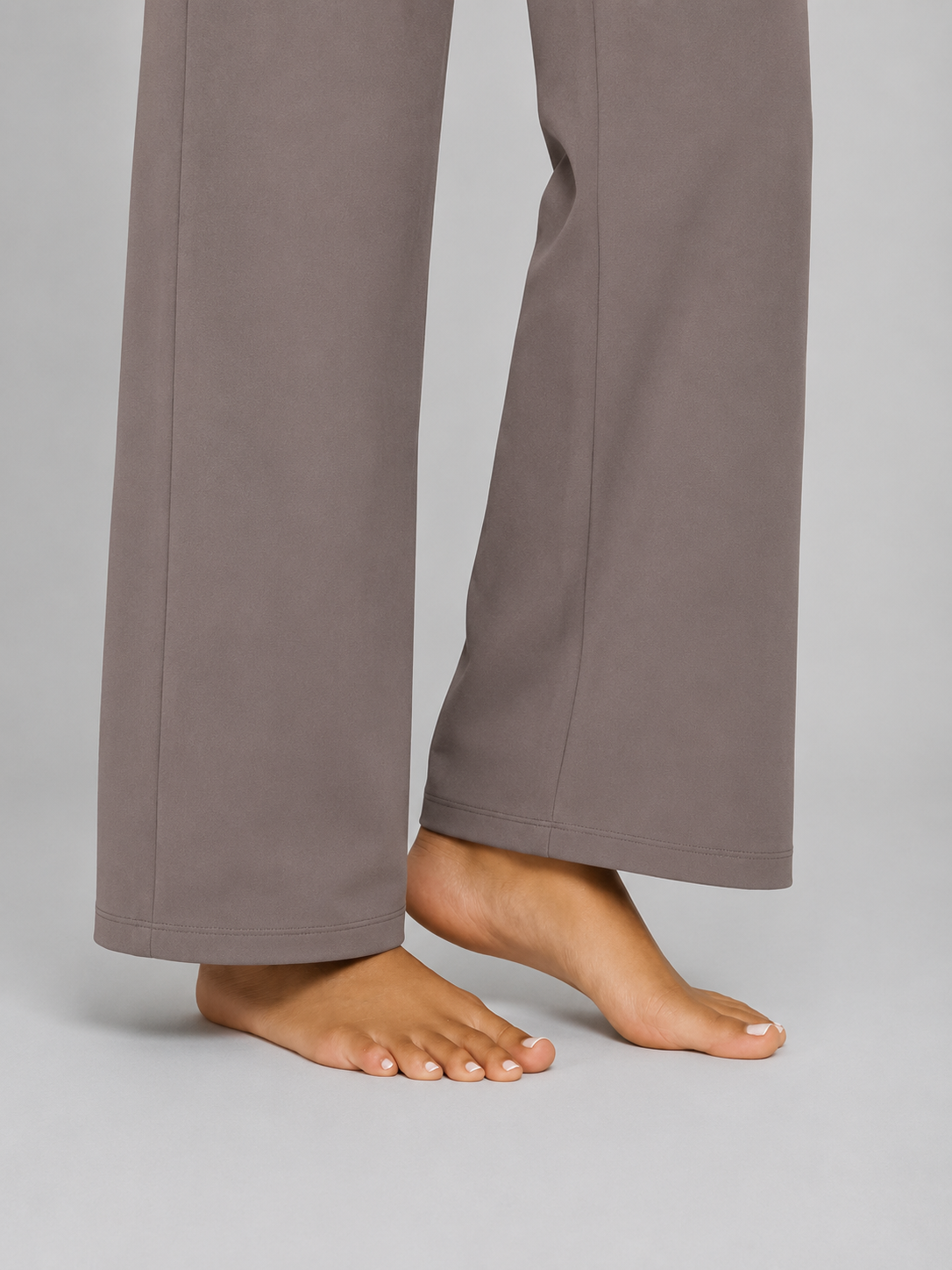 Women's High-Waist Stretch Straight-Leg Trousers for Everyday Comfort