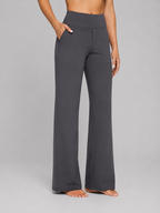Women's High-Waist Stretch Straight-Leg Trousers for Everyday Comfort