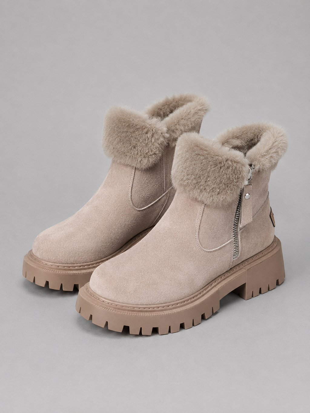 Women's Faux Fur Lined Ankle Boots