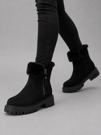Women's Faux Fur Lined Ankle Boots